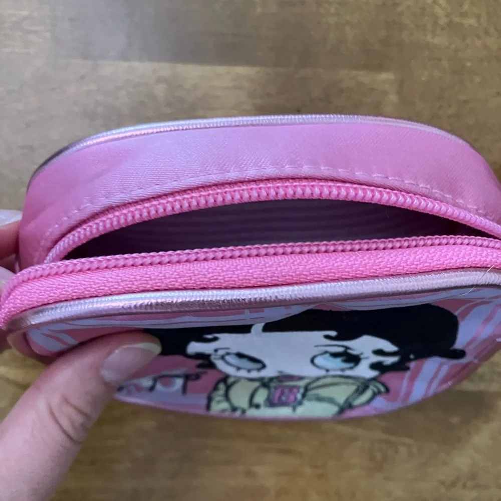 Y2K Baby Betty Boop Pink Wallet Wristlet or coin purse